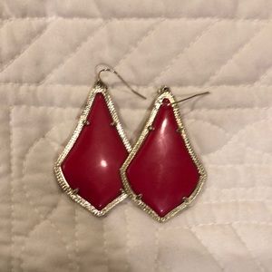 Kendra Scott red earrings
